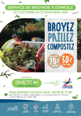 Image de couverture - SMICTOM - BROYAGE DECHETS VERTS A DOM