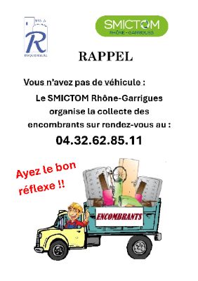 Image de couverture - RAPPEL ENCOMBRANTS