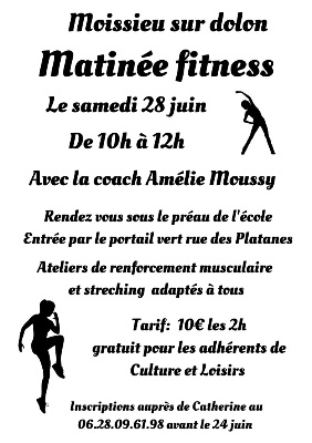 Image de couverture - matinée fitness