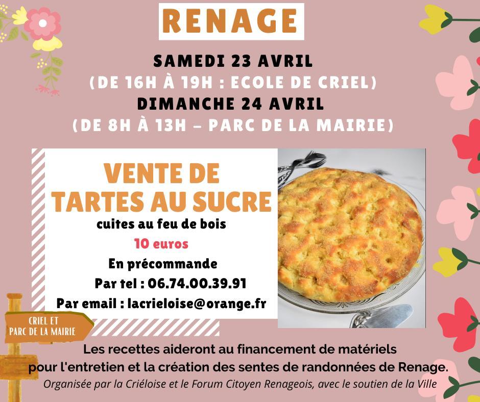 Image de couverture - [🥧VENTE DE TARTE AUX SUCRE CUITES AU FEU DE BOIS]