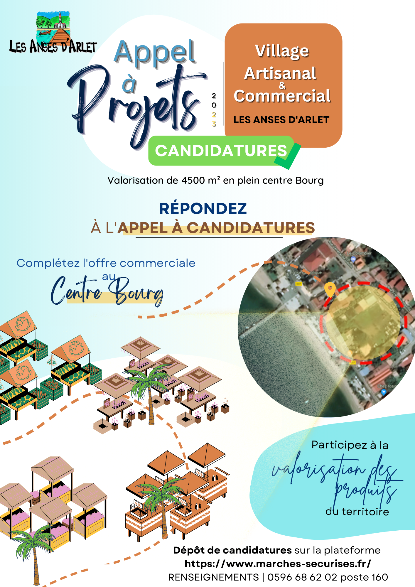 Image de couverture - APPEL A PROJETS - Candidatures | Village Artisanal & Commercial | LES ANSES D'ARLET