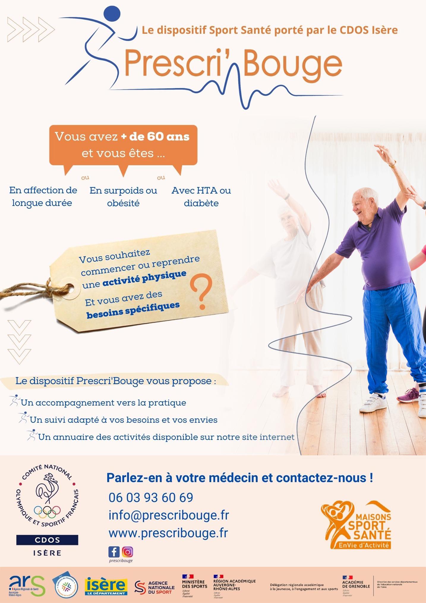 Image de couverture - Sport sur Ordonnance // Dispositif Prescri'Bouge en Haut Rhône Dauphinois