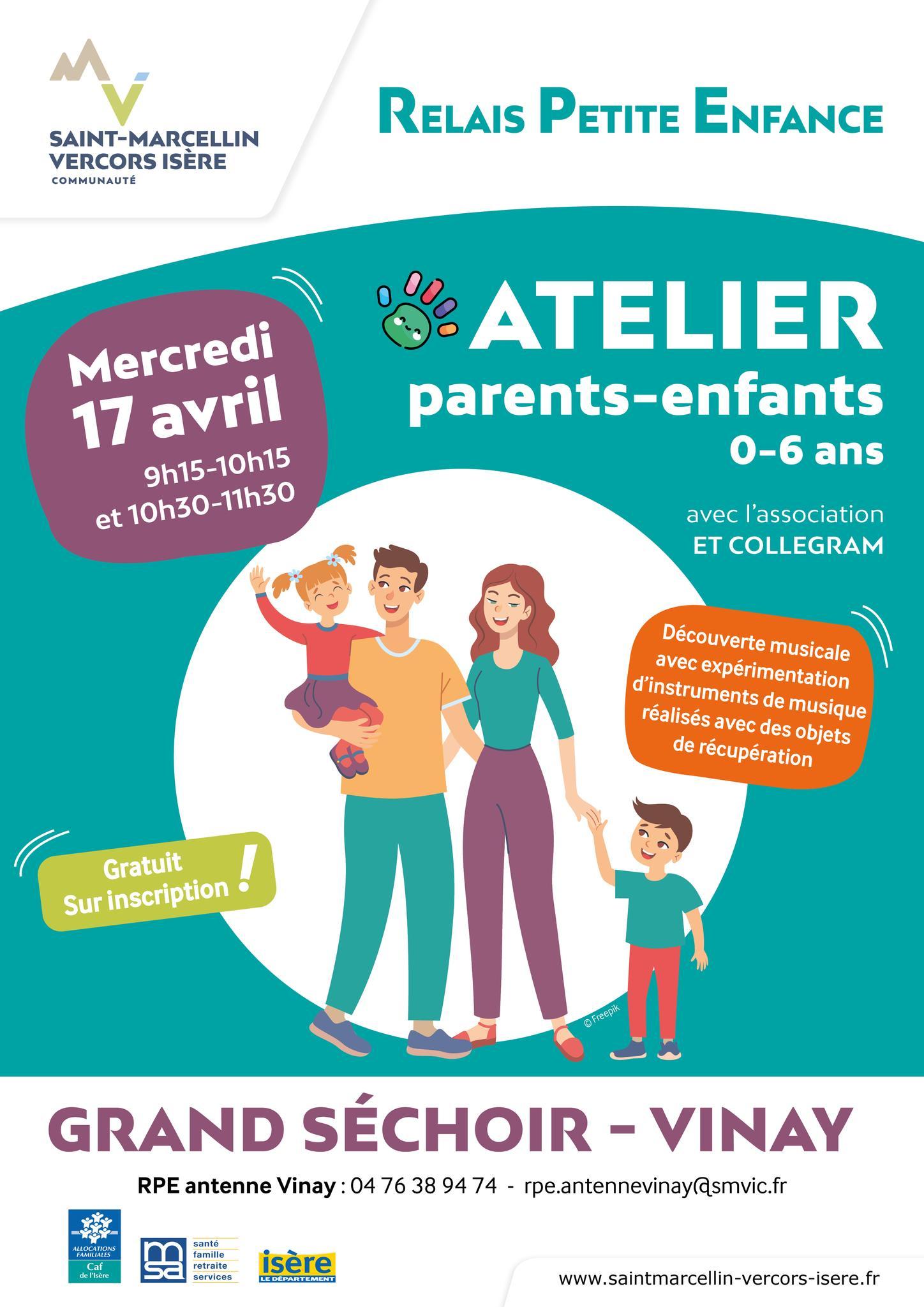 Image de couverture - Atelier parents-enfants avec le RPE "Relais Petite Enfance"