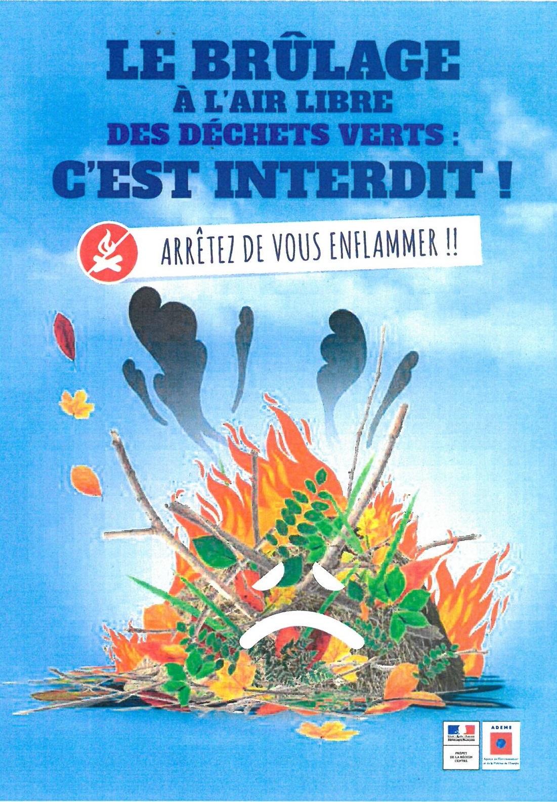 Image de couverture - Rappel: Interdiction brûlage des végéteaux
