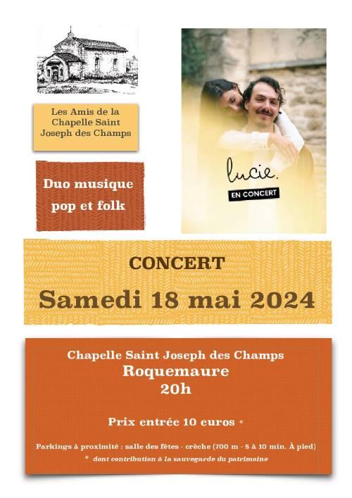 Image de couverture - Concert à la Chapelle Saint Joseph