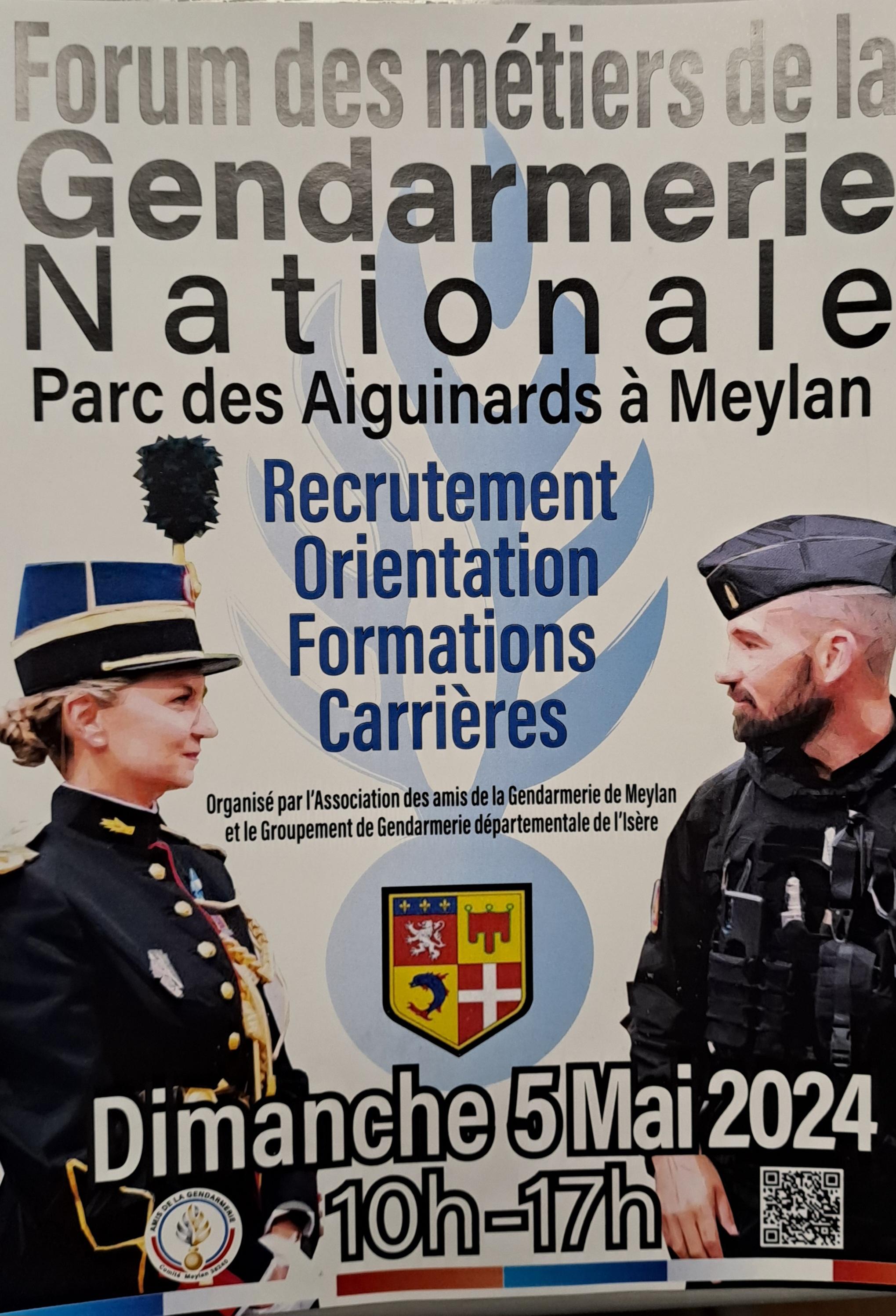 Image de couverture - FORUM DES MÉTIERS DE LA GENDARMERIE NATIONALE DIMANCHE 5 MAI