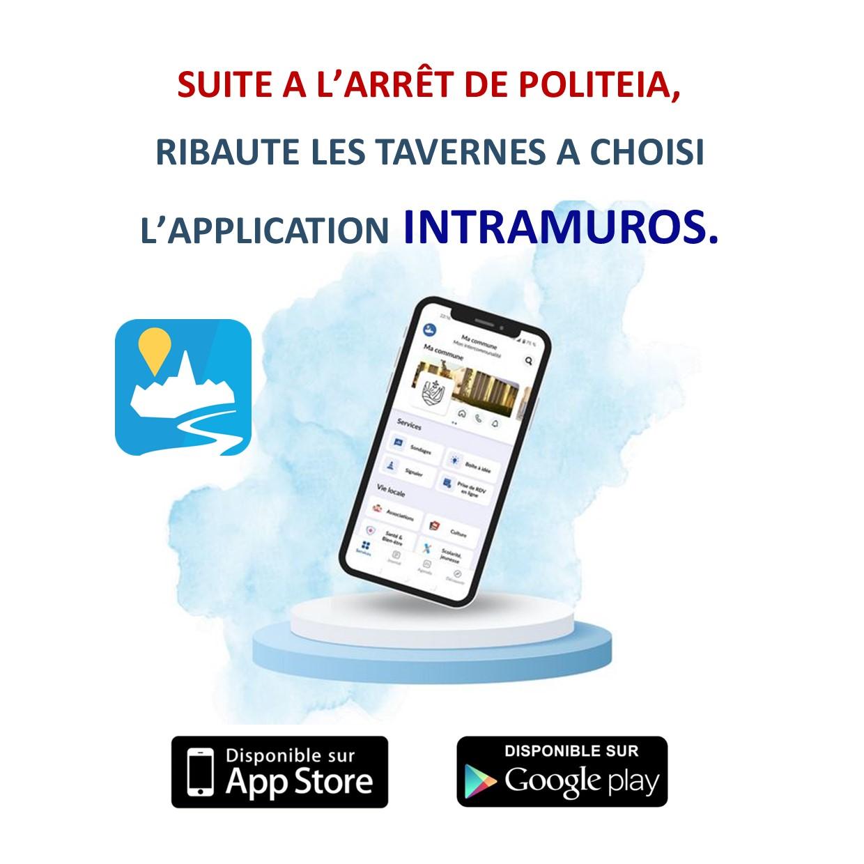 Image de couverture - Nouvelle application d'information de la commune : INTRAMUROS