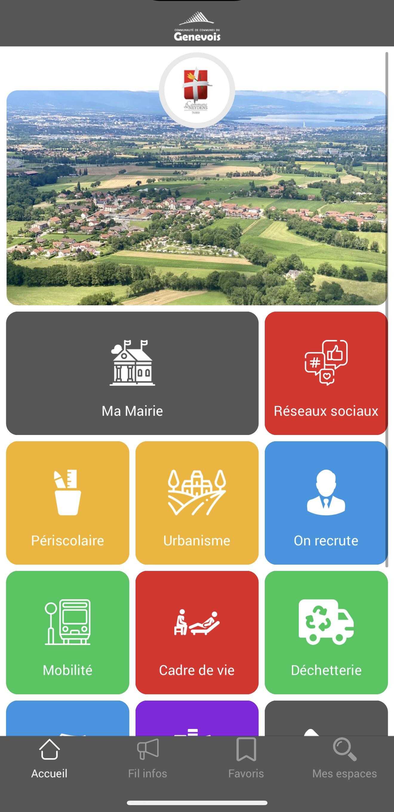 Image de couverture - Nouvelle appli de Neydens