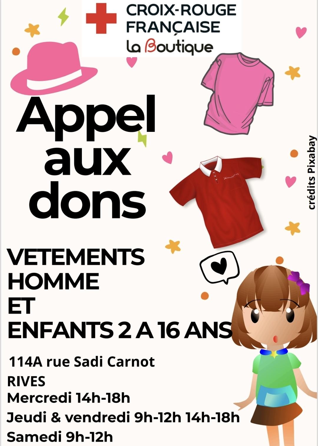 Image de couverture - [❌️APPEL AUX DONS - CROIX-ROUGE FRANÇAISE]