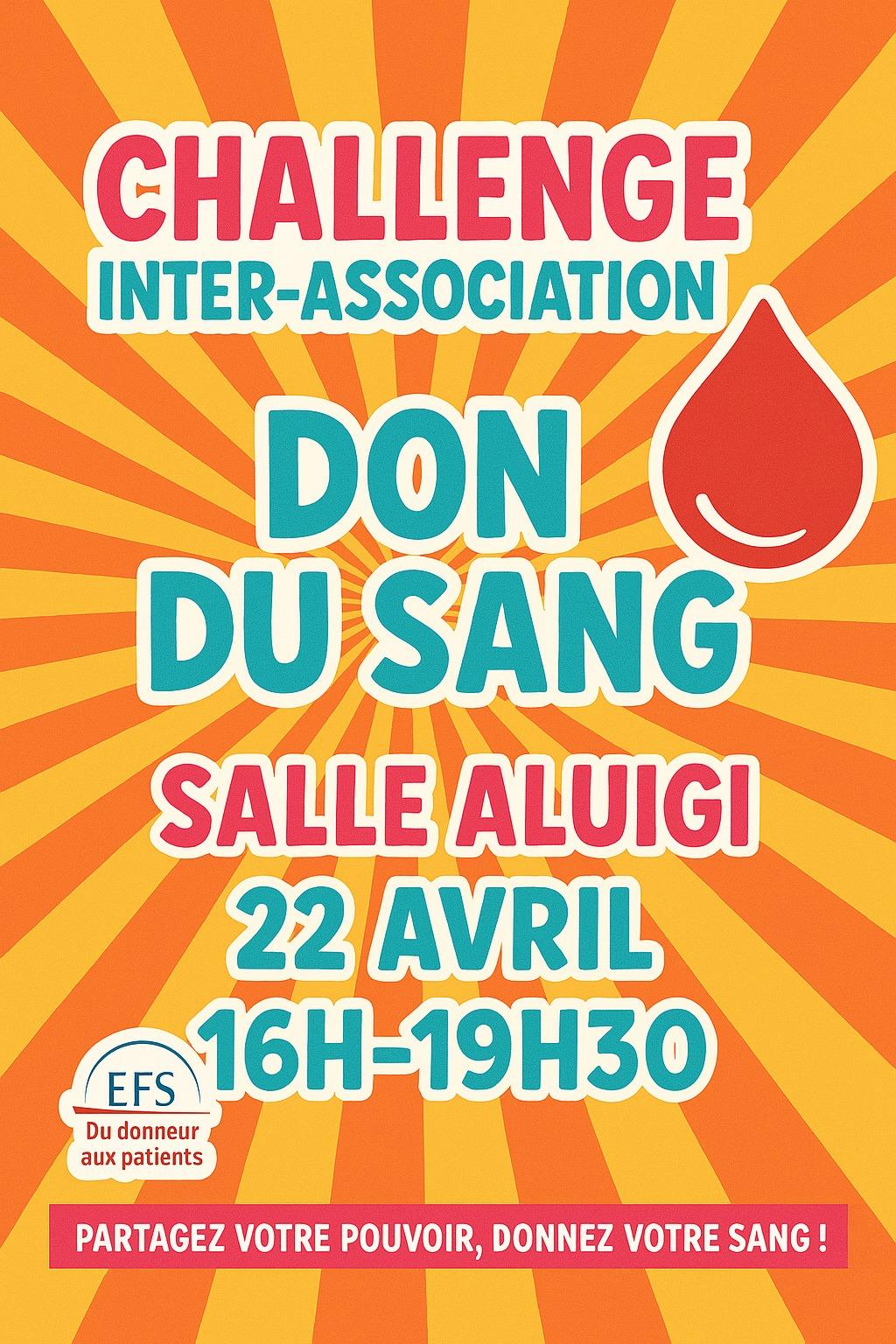 Image de couverture - [DON DU SANG  - CHALLENGE INTER ASSOCIATIONS 🩸]