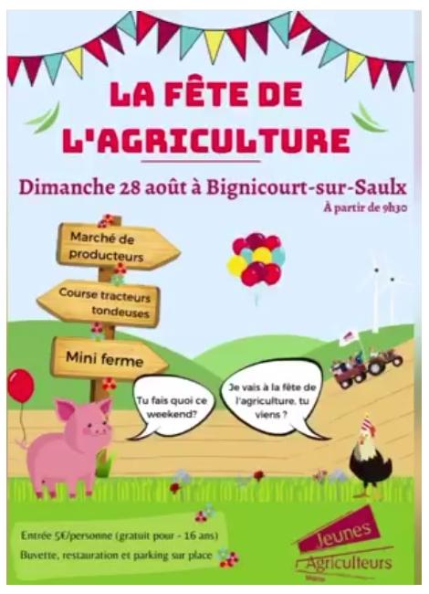 Image de couverture - 28 août 2022: Fête de l'agriculture à Bignicourt-sur-Saulx
