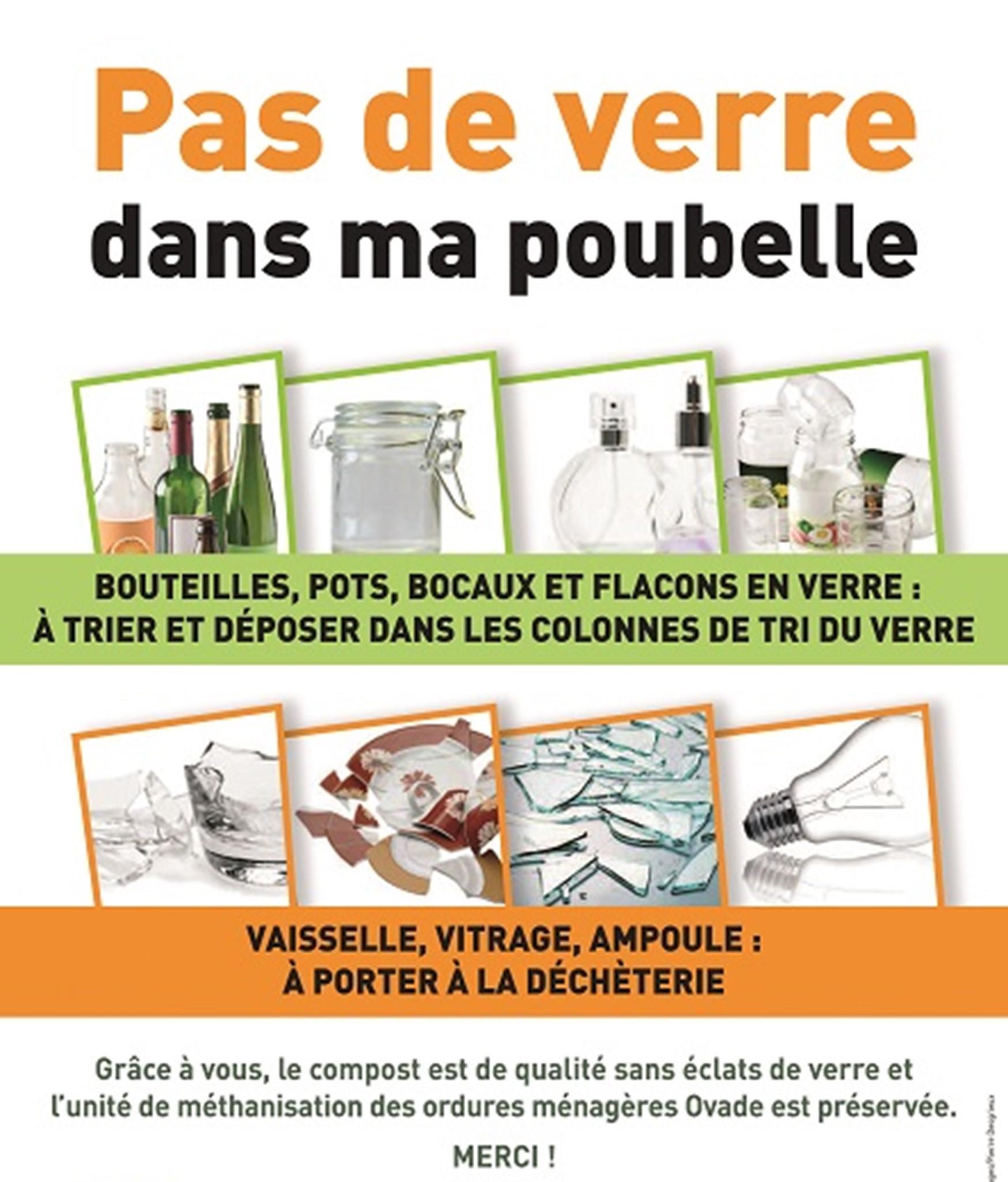 Image de couverture - Rappel : Pas de verre dans ma poubelle !