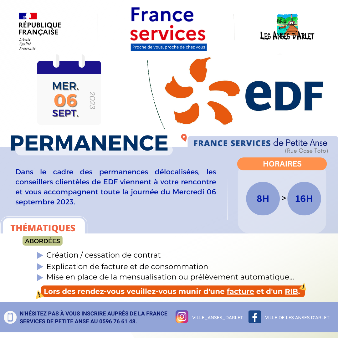 Image de couverture - PERNAMENCE  EDF | FRANCE SERVICES