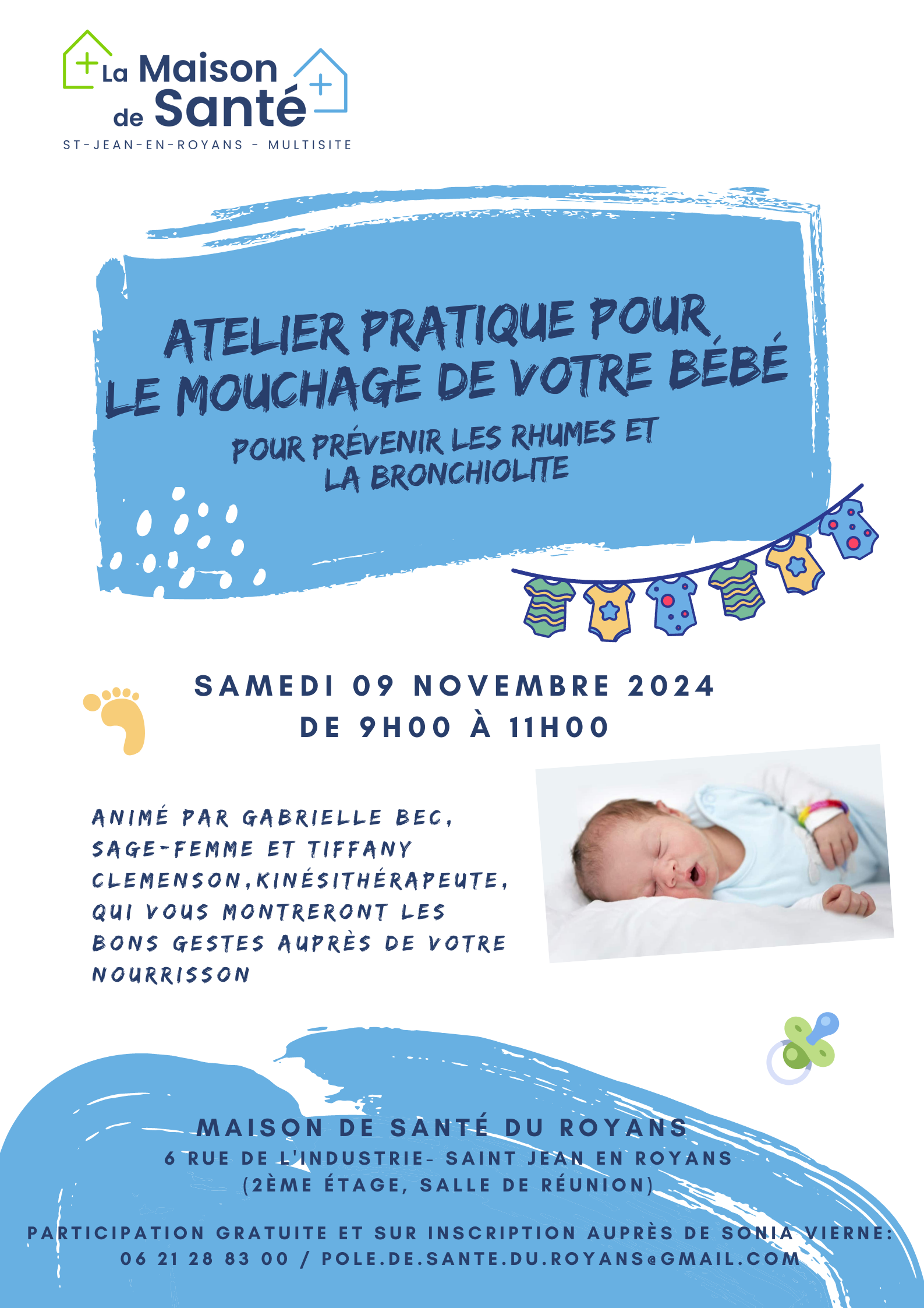 Image de couverture - Atelier pratique pour le mouchage de votre bébé…