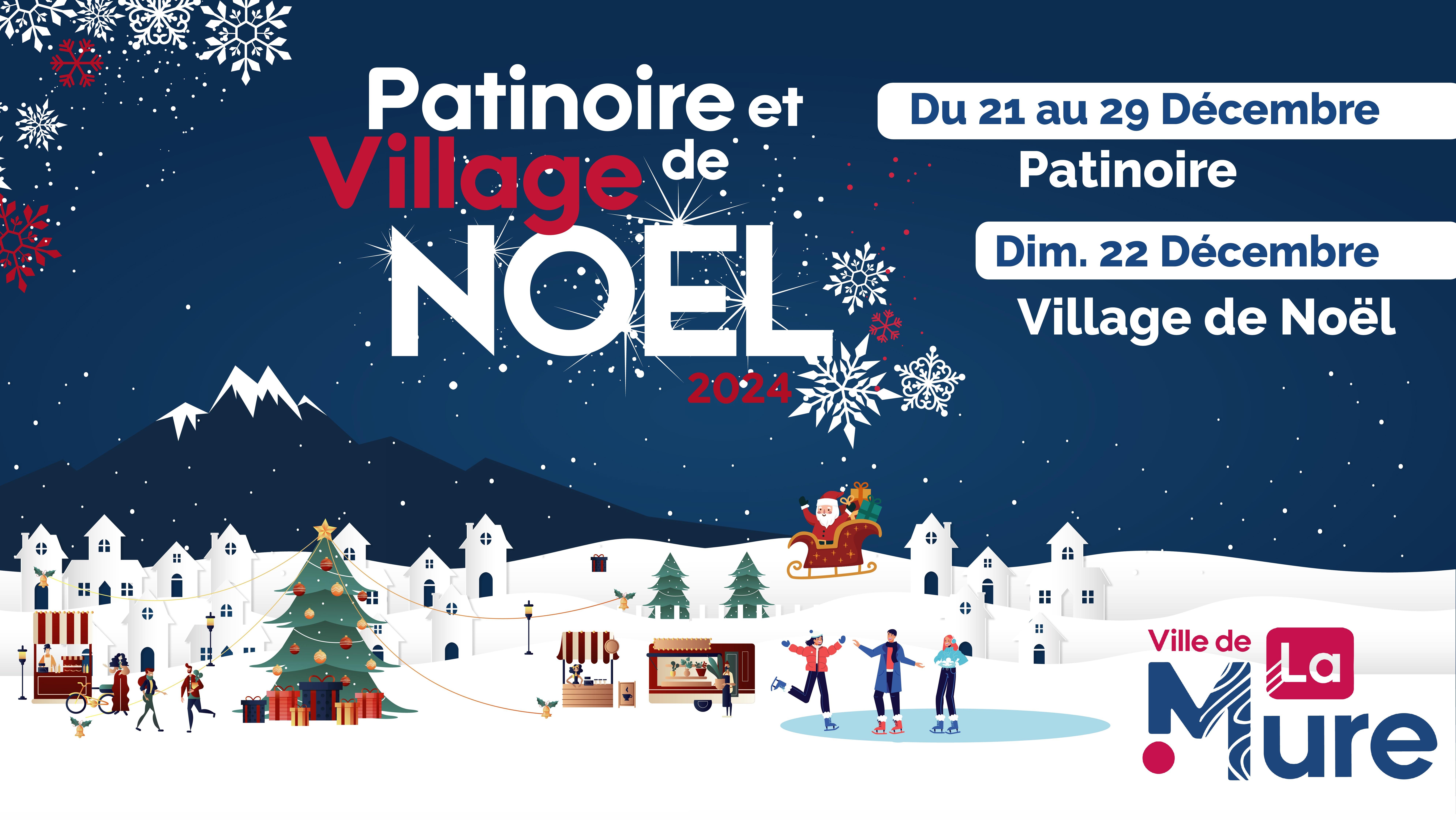 Image de couverture - PATINOIRE ET VILLAGE DE NOEL