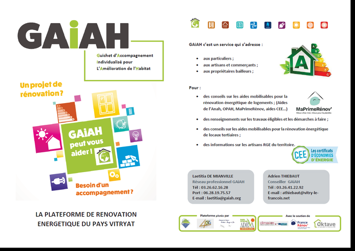 Image de couverture - GAIAH: une plateforme pour vous aider dans vos démarches de rénovation énergétiques de votre habitation.