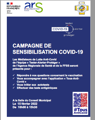 Image de couverture - Campagne de sensibilisation et de dépistage COVID gratuits sur Laurabuc