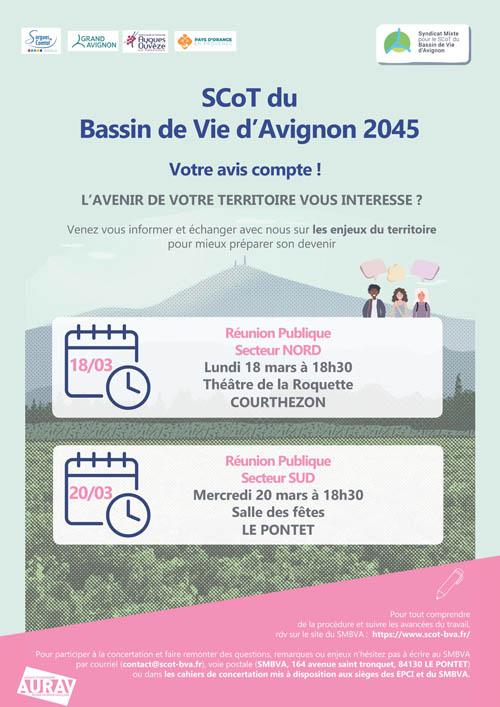 Image de couverture - REUNIONS PUBLIQUES -  Informations sur la révision du SCOT du Bassin de Vie d'Avignon