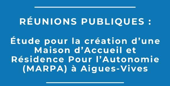 Image de couverture - Réunion publique organisée par la municipalité d'Aigues-Vives le 29 février