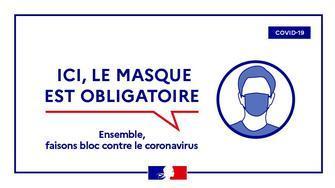 Image de couverture - Arrêtés préfectoraux portant obligation de porter un masque dans le département de la Marne.