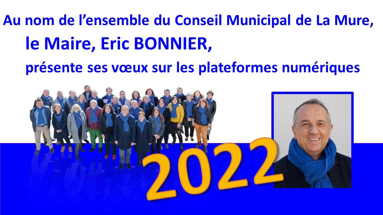Image de couverture - VOEUX 2022 - ERIC BONNIER, MAIRE DE LA MURE