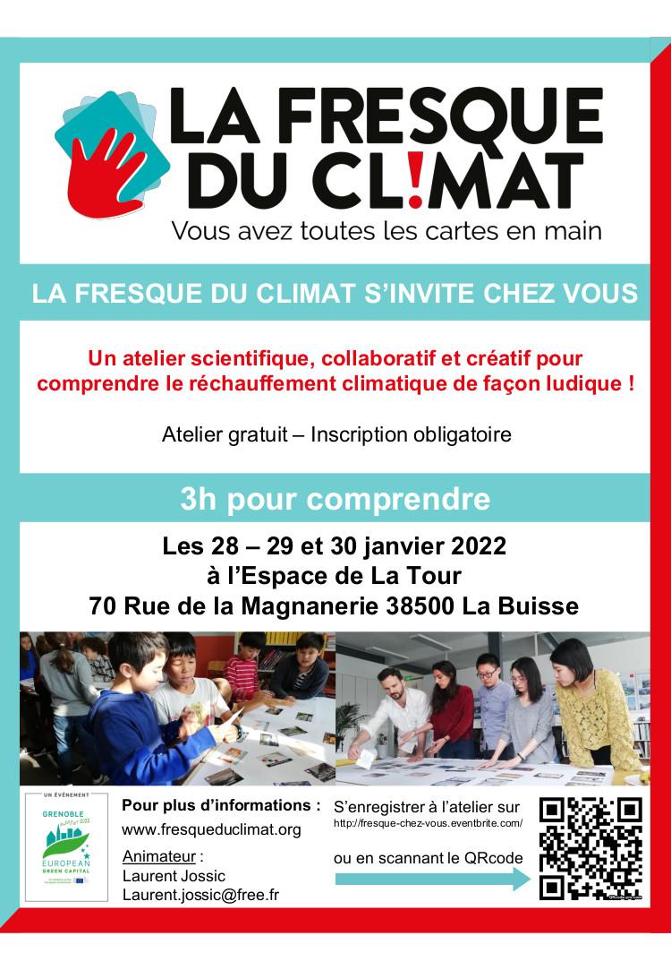 Image de couverture - La Fresque du Climat s'invite à La Buisse les 28-29-30 janvier