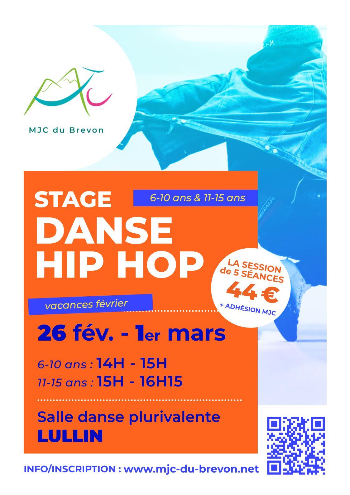 Image de couverture - Stage de danse Hip-Hop par la MJC du Brevon