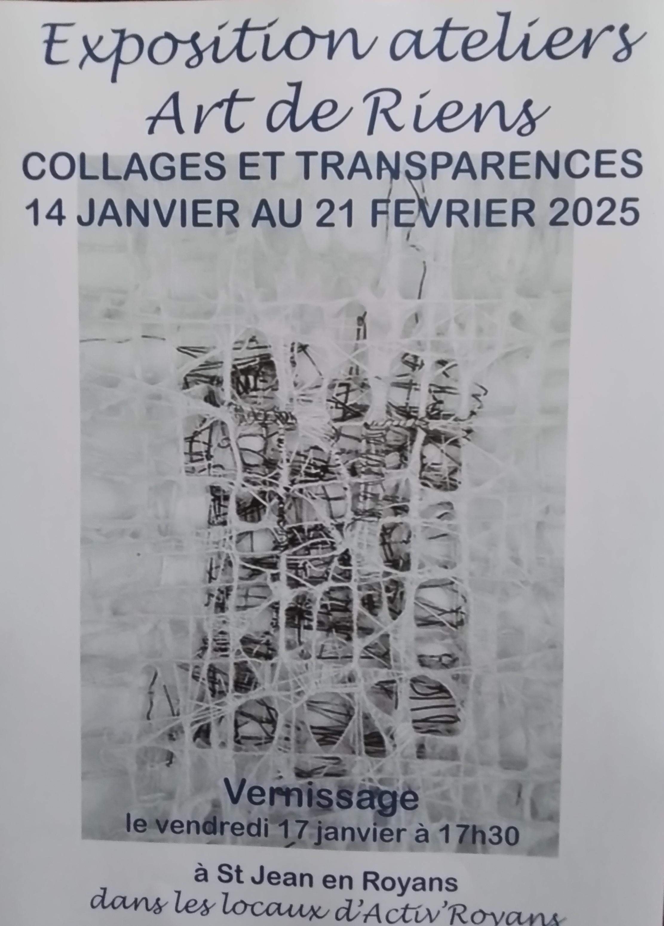 Image de couverture - Art de Riens expose à Activ' Royans ! !