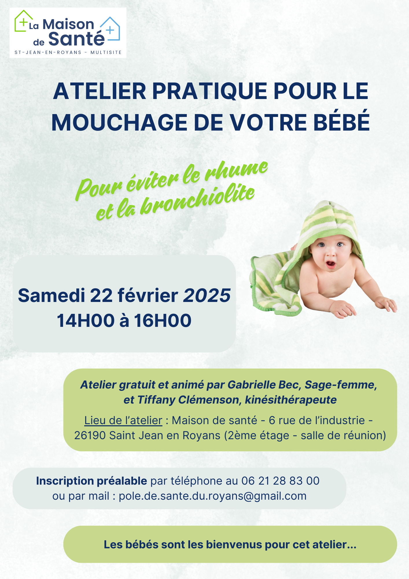 Image de couverture - Apprendre à moucher son bébé !