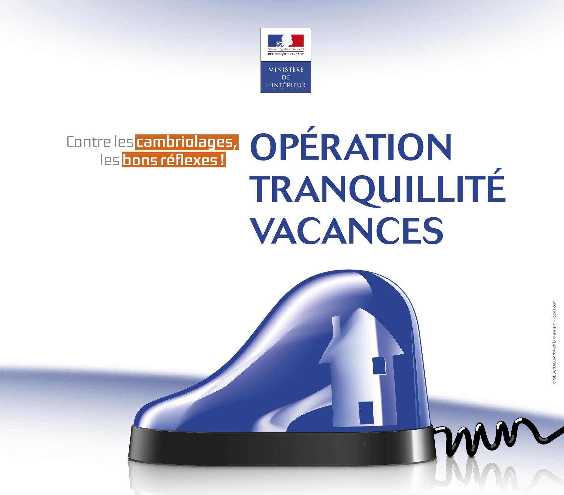Image de couverture - Opération Tranquillité Vacances