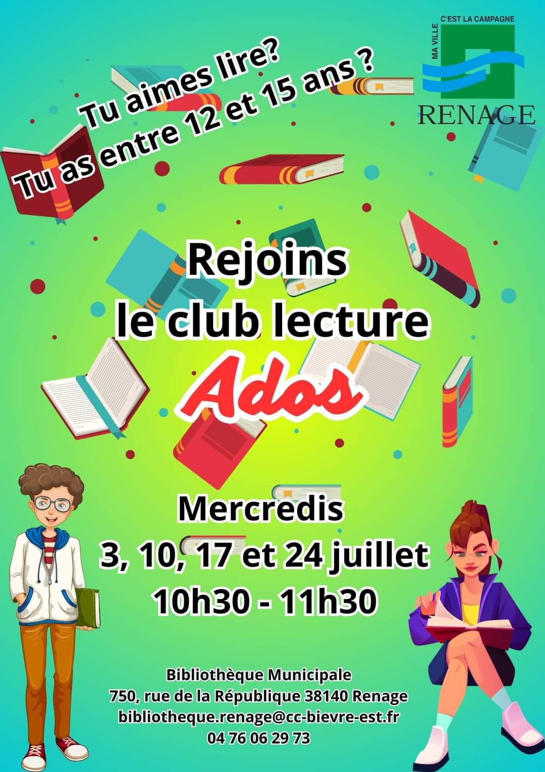 Image de couverture - [CLUB LECTURE ADOS 📚]