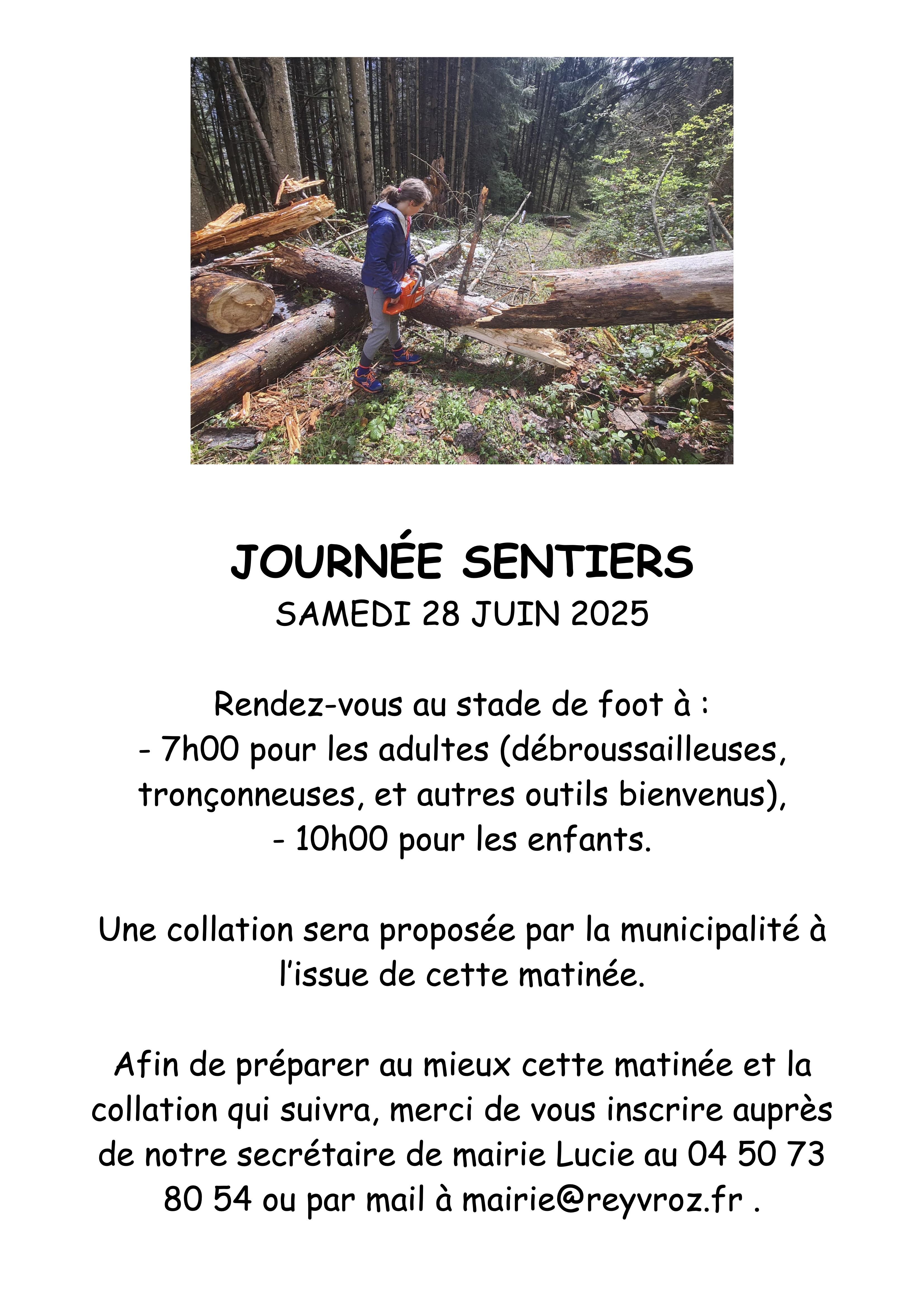 Image de couverture - Journée d'entretien des sentiers
