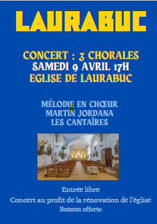 Image de couverture - Concert 3 chorales au profit de l'église