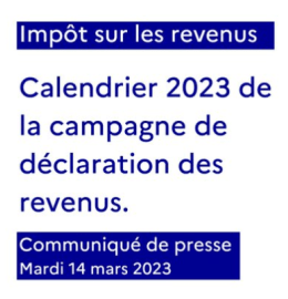 Image de couverture - Déclaration des revenus 2022 : le calendrier 2023 selon les départements