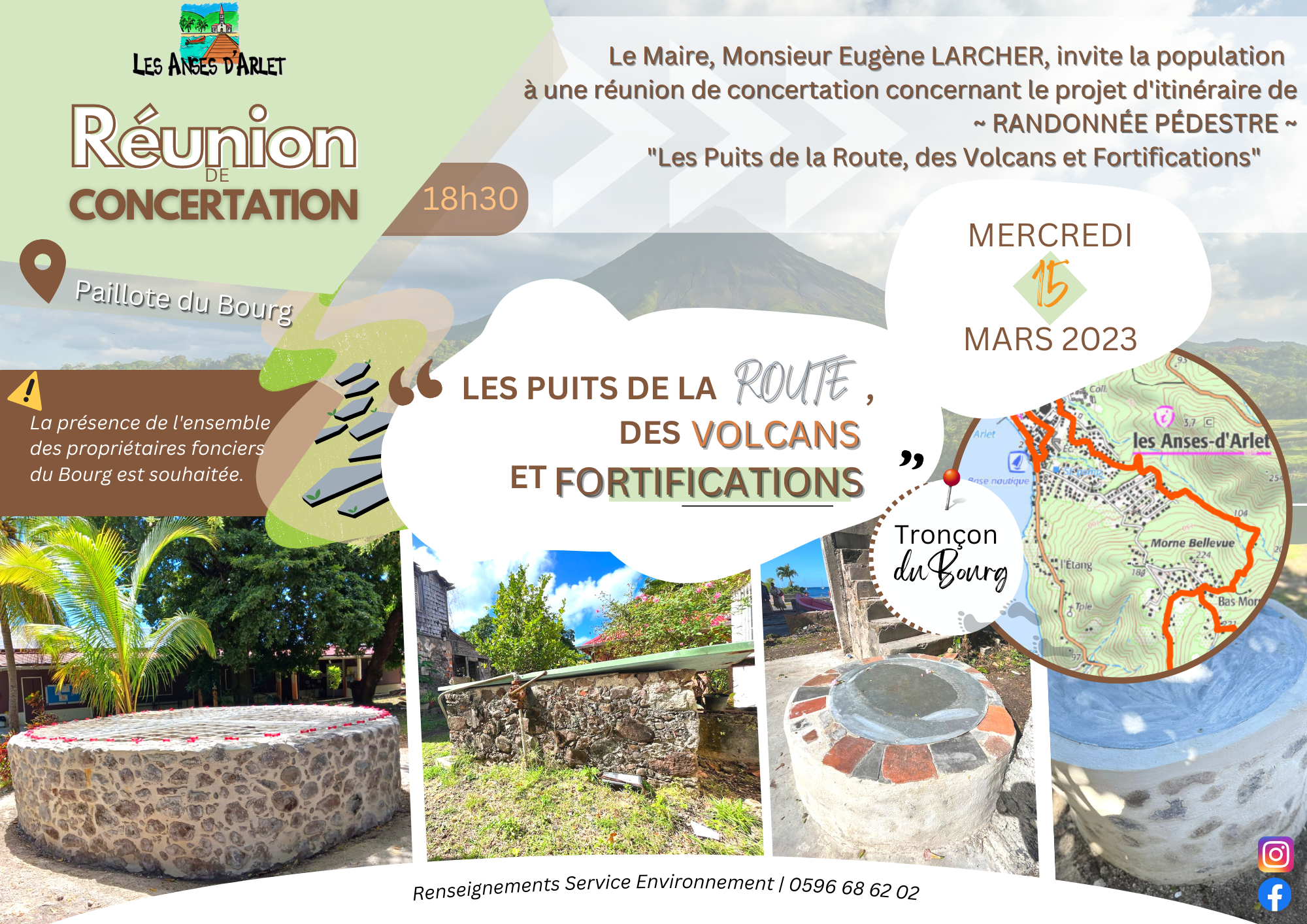 Image de couverture - Réunion de concertation : Les Puits de la Route, des Volcans et Fortifications (PRVF)