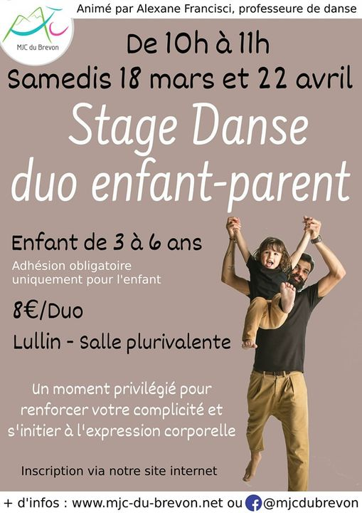 Image de couverture - Stage Danse duo enfant-parent