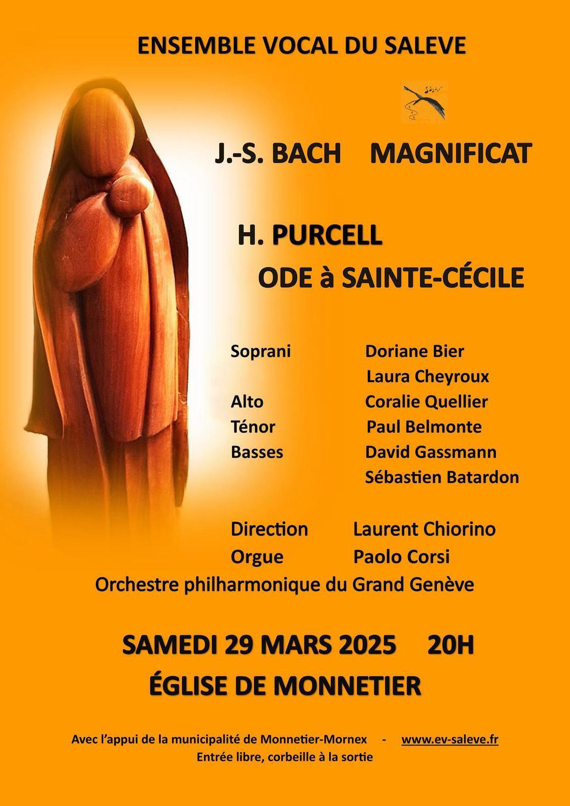 Image de couverture - Samedi 29 mars L'Ensemble Vocal du Salève vous donne rendez-vous à l'église de Monnetier à partir de 20h