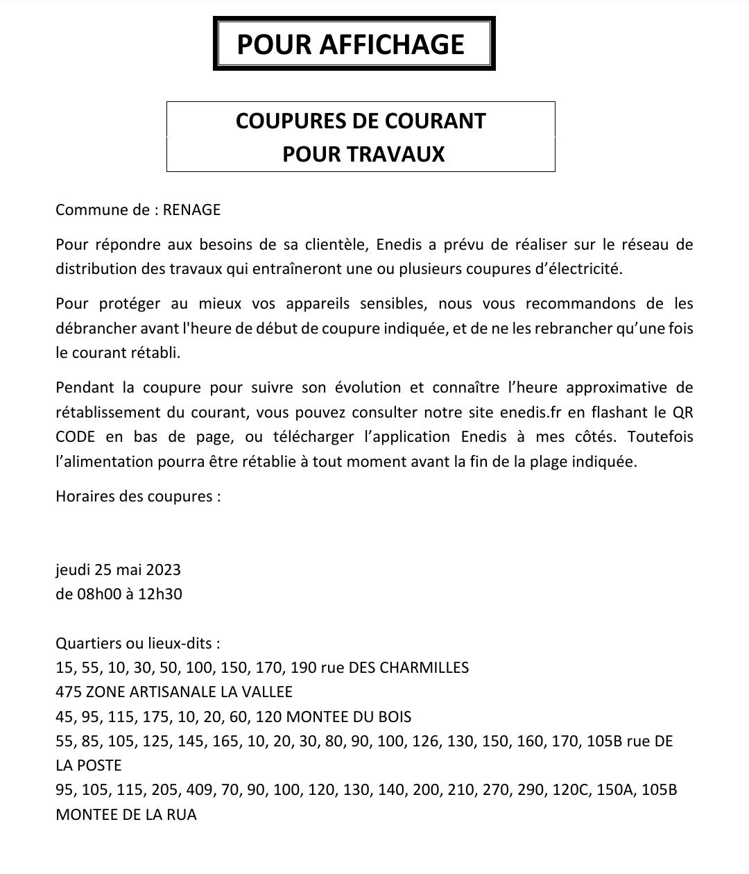 Image de couverture - 🔌[COUPURES DE COURANT POUR TRAVAUX]