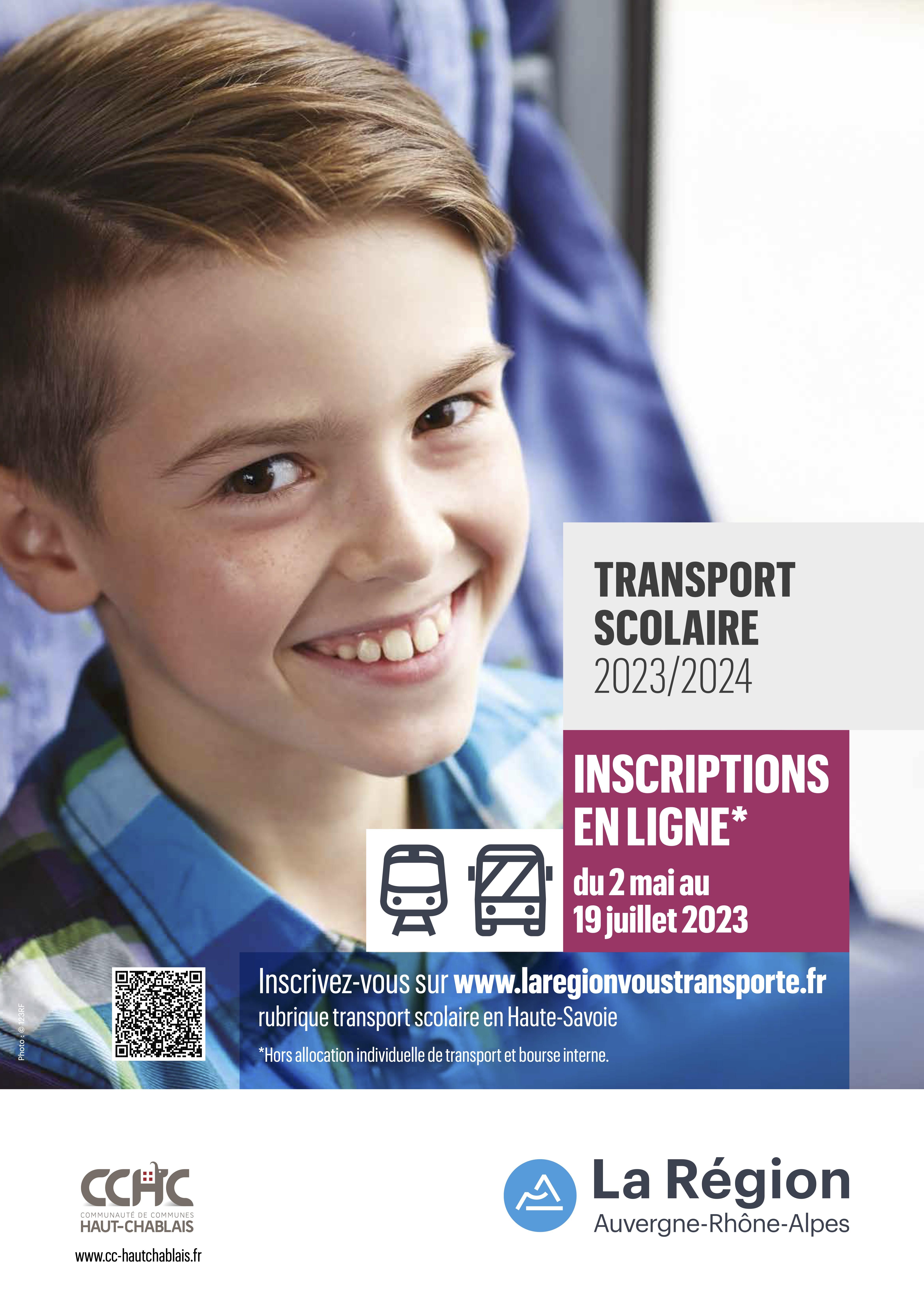 Image de couverture - Inscriptions TRANSPORT SCOLAIRE 2023-2024