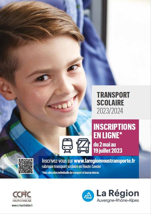 Image de couverture - RAPPEL : Transport scolaire : Inscriptions 2023-2024