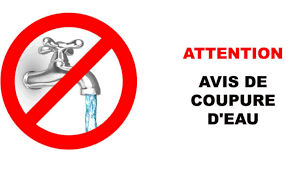 Image de couverture - COUPURE D'EAU Mercredi 14 mai