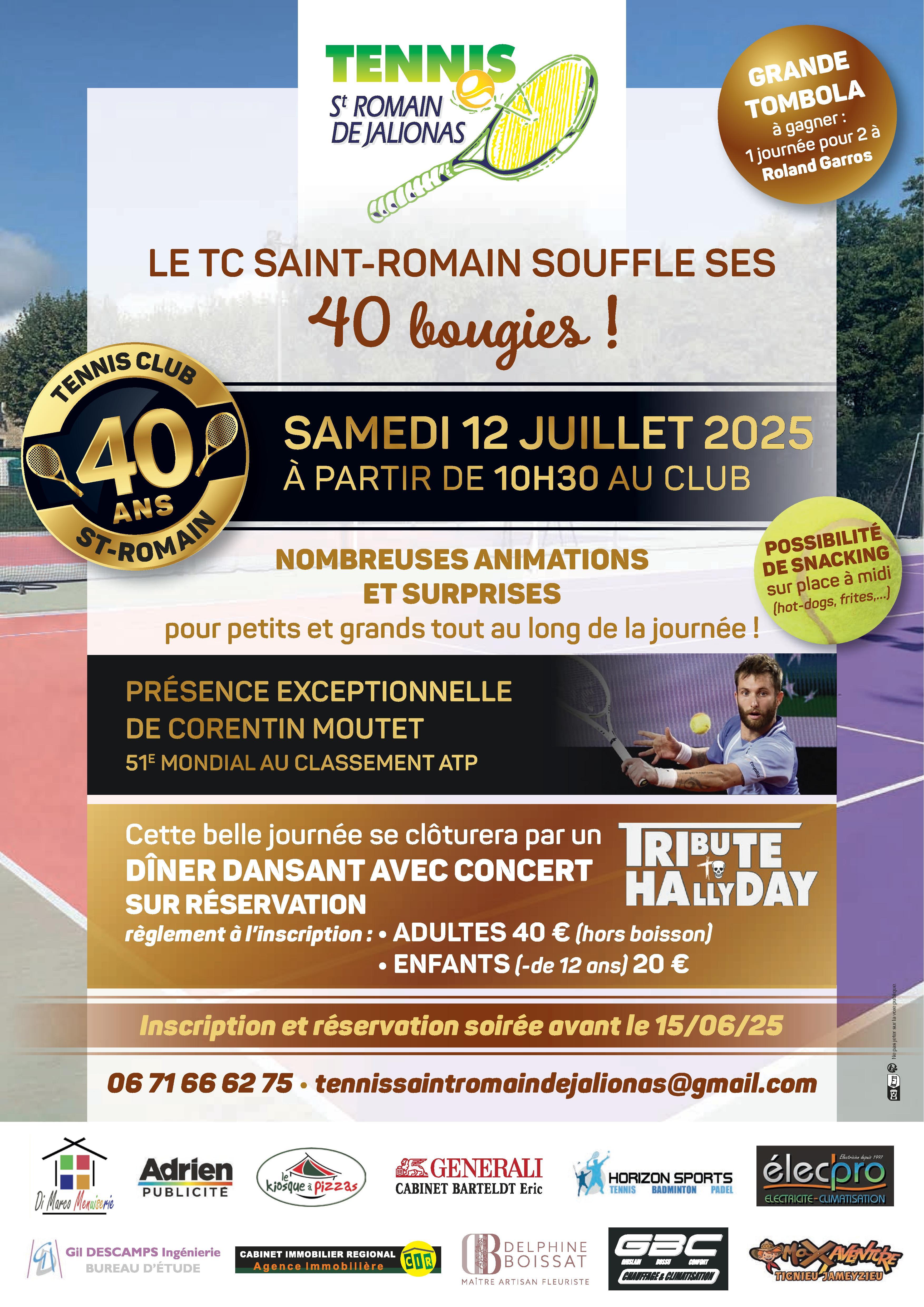 Image de couverture - TENNIS CLUB: 40 ans 12/07