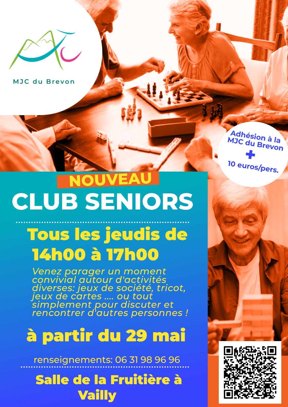 Image de couverture - La MJC ouvre un club séniors !
