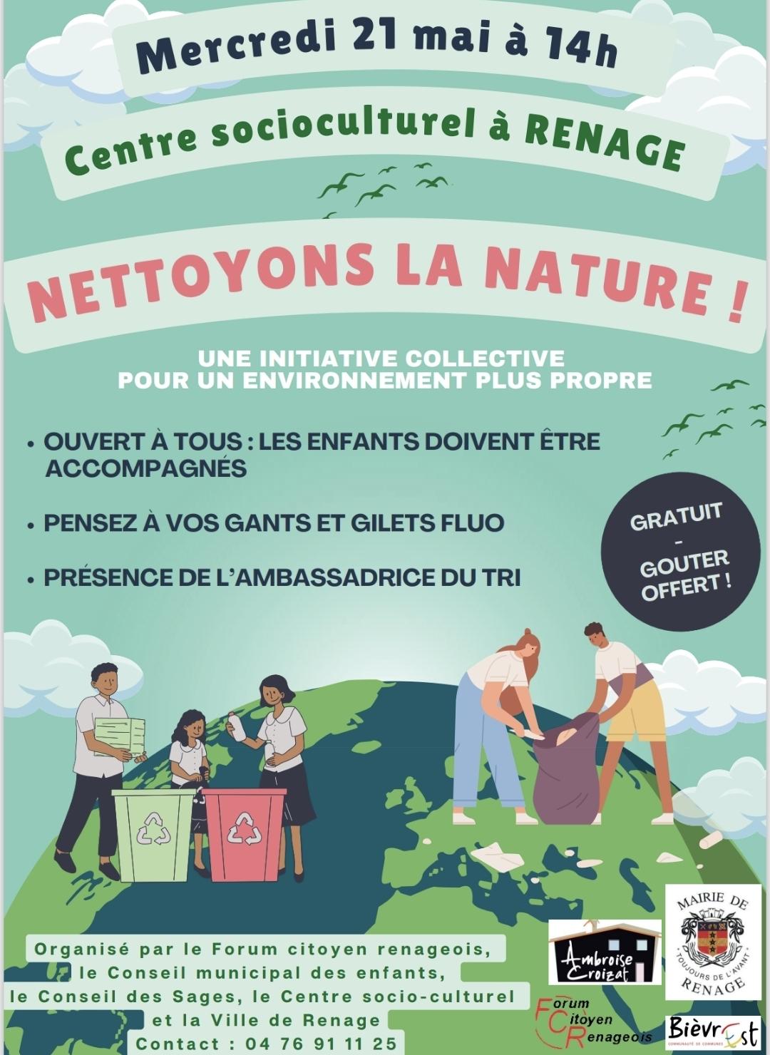 Image de couverture - [🍀NETTOYONS LA NATURE À RENAGE]