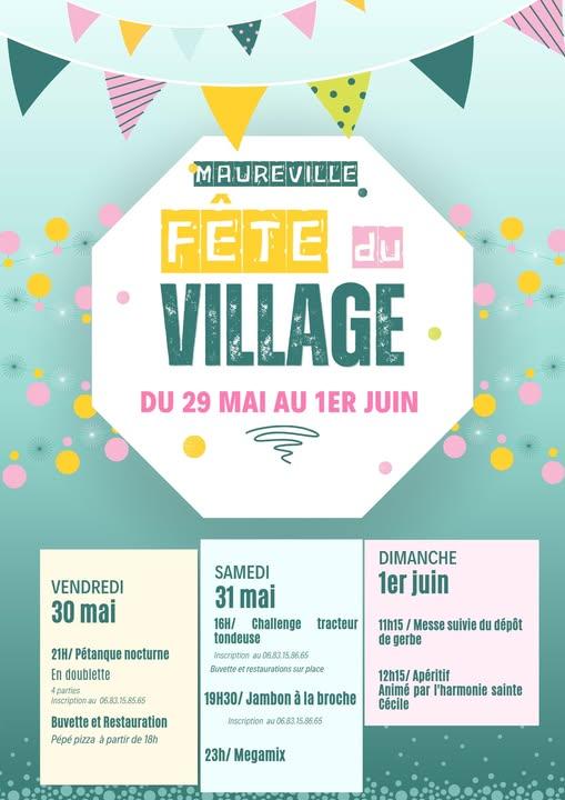 Image de couverture - Programme de la fête locale