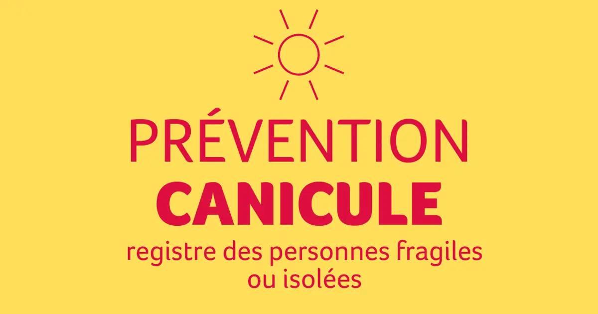 Image de couverture - Inscription sur le registre communal : Plan canicule 2025 - Service social