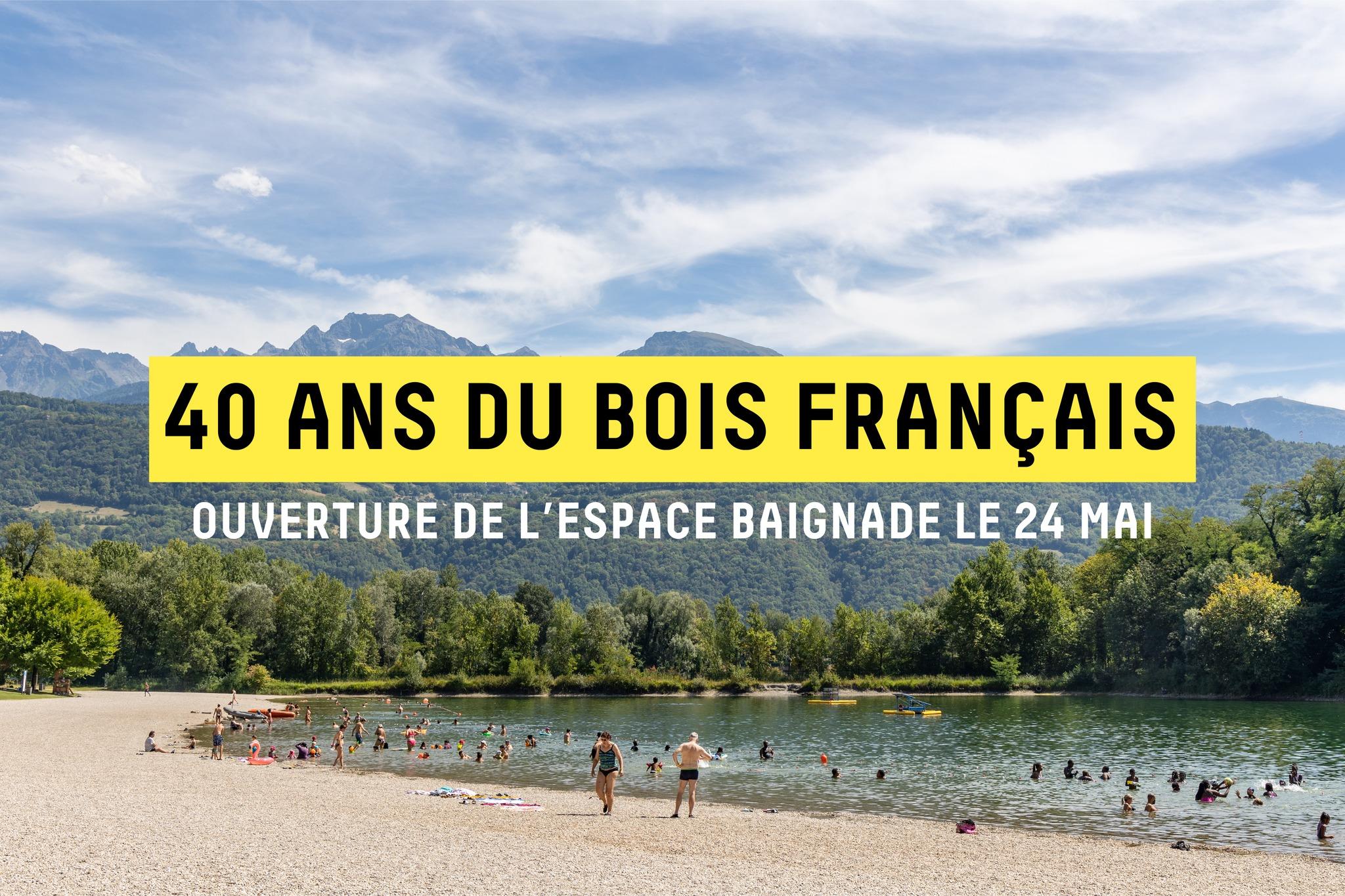 Image de couverture - Ouverture de l'espace baignade du Bois Français dès ce samedi 24 mai 2025