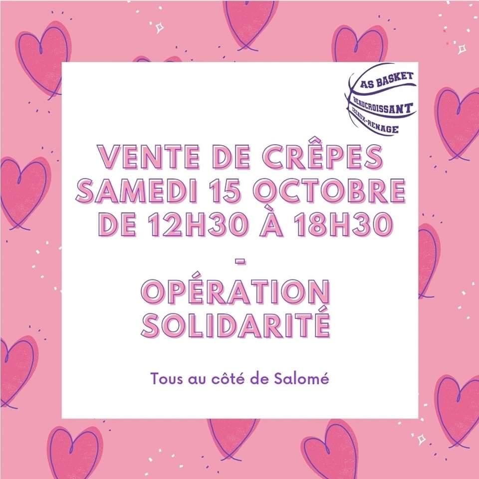 Image de couverture - [VENTE DE CRÊPES- AS BASKET]