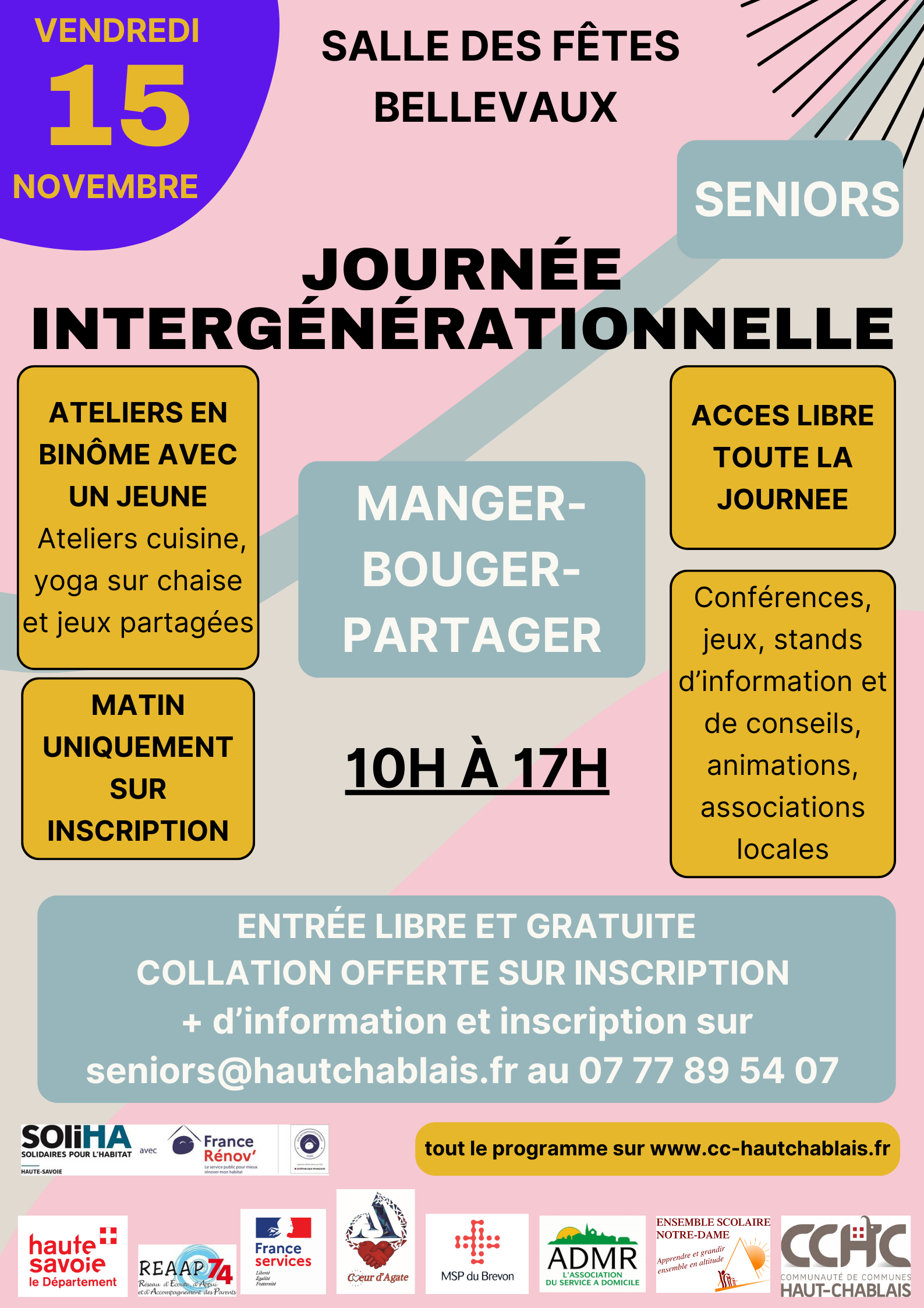 Image de couverture - Journée intergénérationnelle Manger-Bouger-Partager