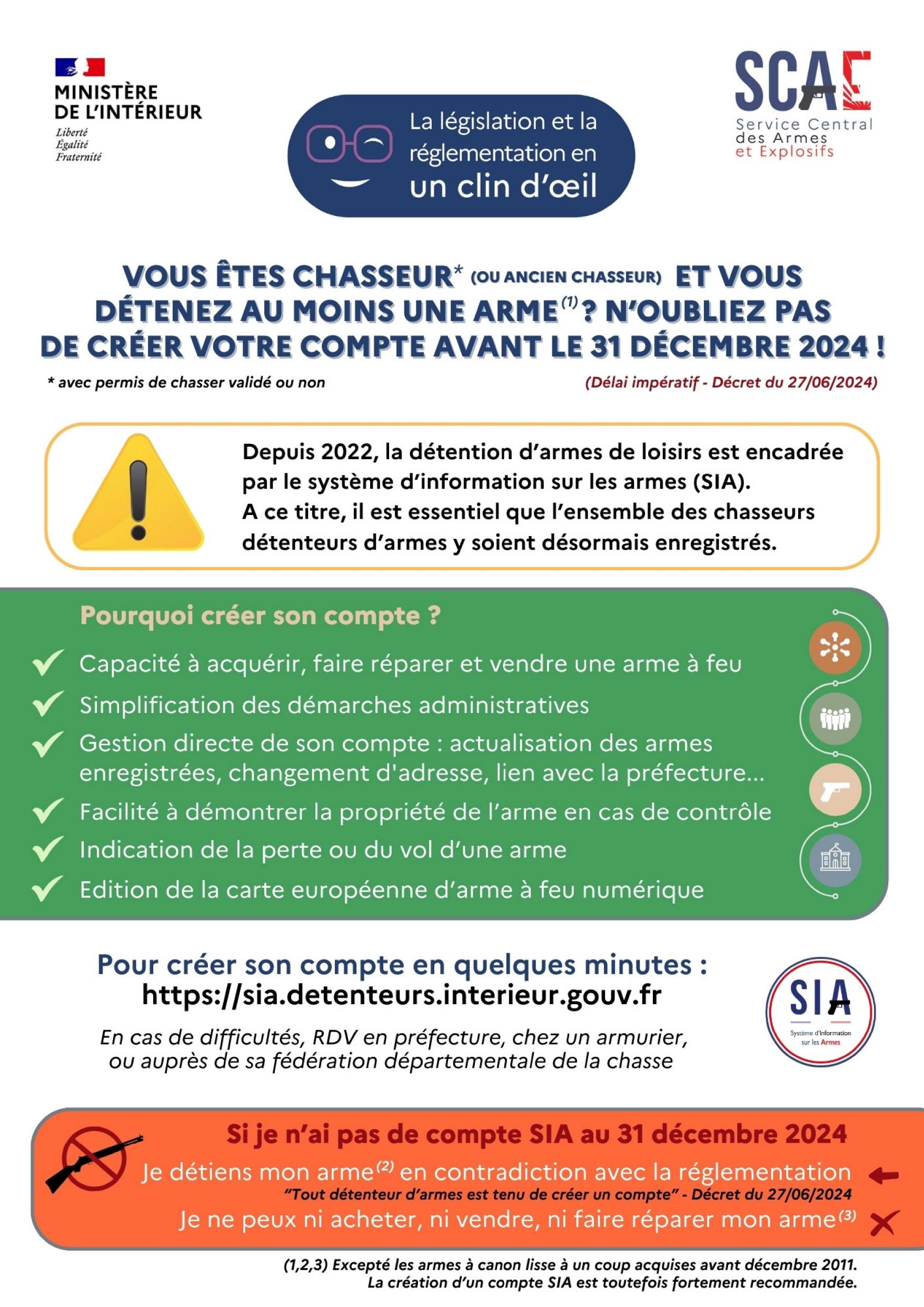 Image de couverture - Rappel : Réglementation des armes